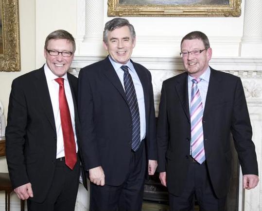 David Tristram Meeting Gordon Brown